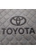 Органайзер Toyota з екошкіри сірий із сірою ниткою, M