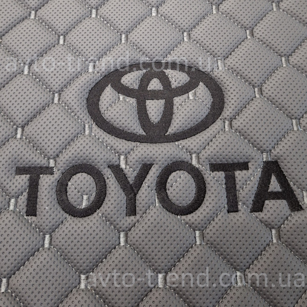 Органайзер Toyota з екошкіри сірий із сірою ниткою, M