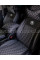 Чохли Аригона Ромби для Skoda чорні (1+1)