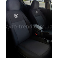 Чохли Автотканина Преміум Skoda (1+1)