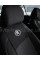 Чохли Комбі Skoda автотканина+екошкіра (комплект)