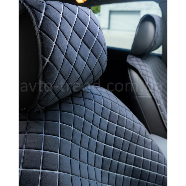 Накидка Люкс XL пайка, чорний квадрат (комплект)