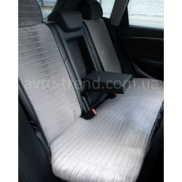 Накидка Люкс XL пайка, сіра смуга (комплект)