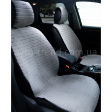 Накидка Люкс XL пайка, сіра смуга (комплект)