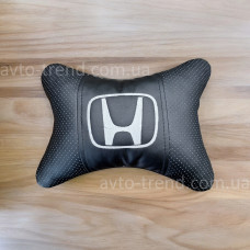 Подушка на підголівник Honda екошкіра, чорна